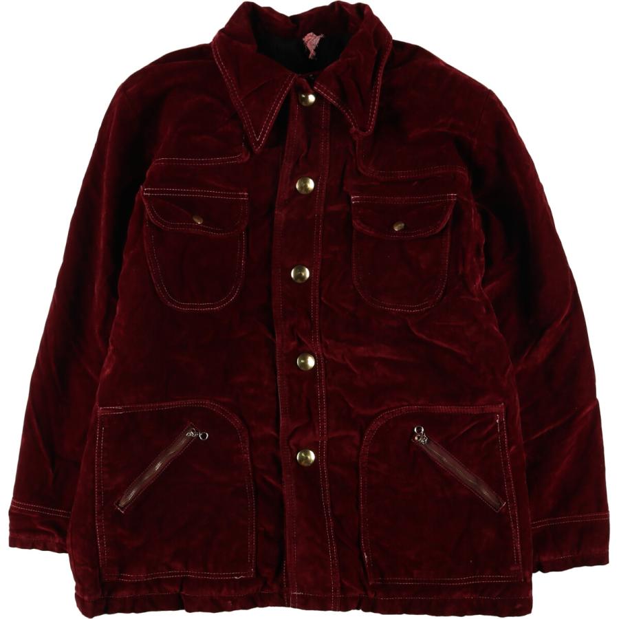 古着 70年代 ベロアジャケット メンズM ヴィンテージ /eaa395208
