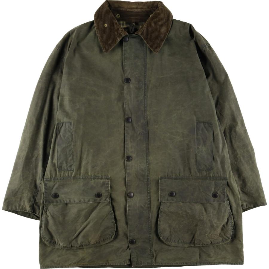 古着 90年代 バブアー Barbour BORDER ボーダー 旧3ワラント ワックス