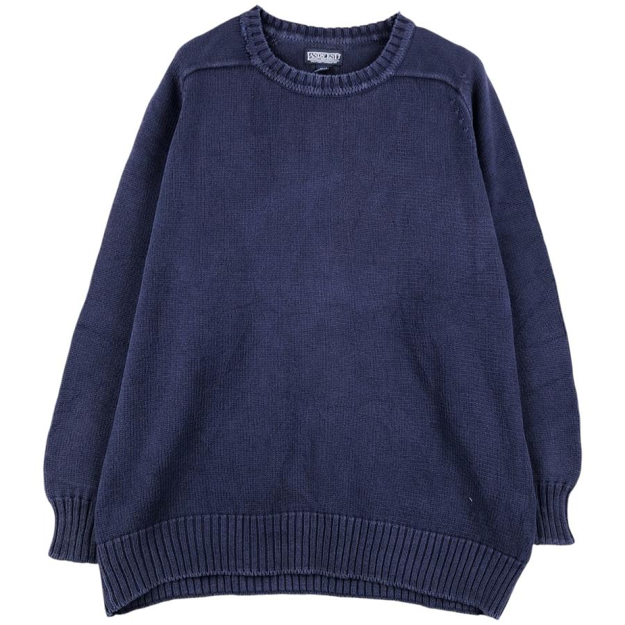 古着 90年代 ランズエンド LANDS'END コットンニットセーター USA製