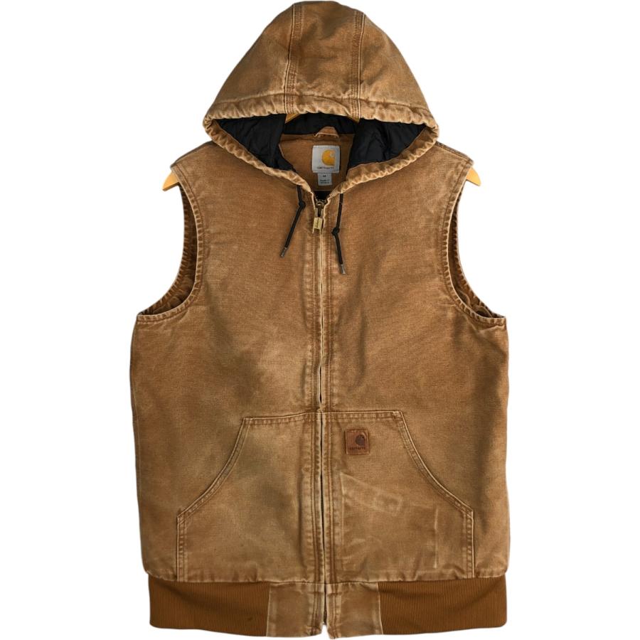Carhartt（カーハート） 古着 フード付き ダックベスト メンズM相当