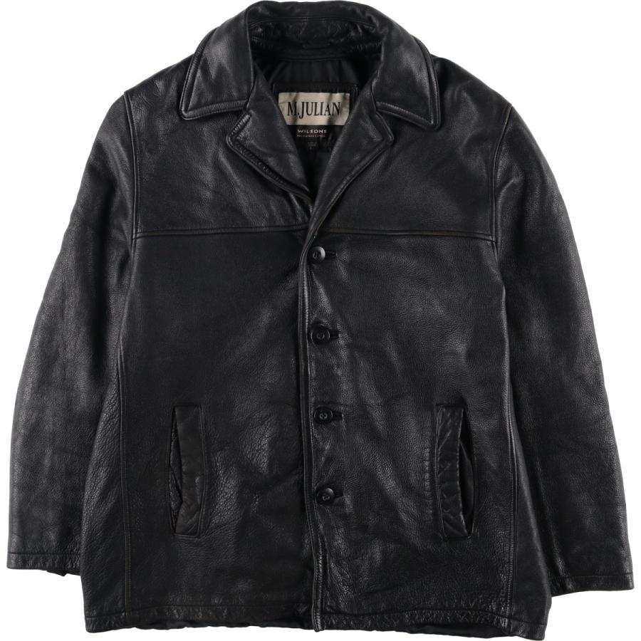 古着 ウィルソンズレザー WILSONS LEATHER M.JULIAN レザーカーコート