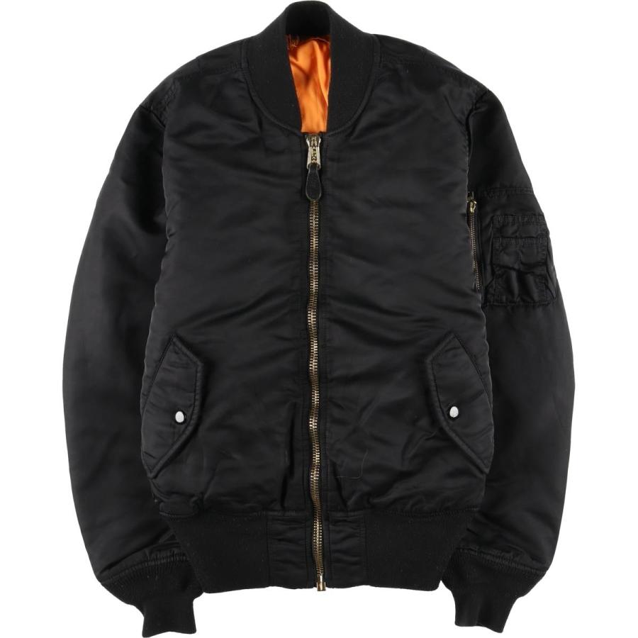 古着 民間品 アルファ ALPHA MA-1タイプ 中綿入り ミリタリー フライト