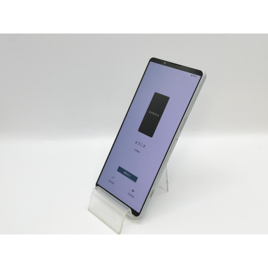 中古】SONY au 【SIMフリー】 Xperia 1 IV アイスホワイト 12GB 256GB