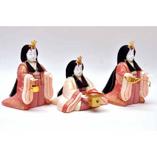 雛人形 コンパクト 木目込み 一秀 ひな人形 十五人飾り 15人 五段飾り