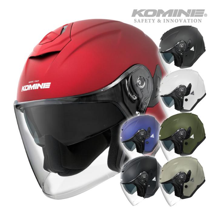 コミネ（Komine） HK-172 FL コンポジット FRP ジェットヘルメット