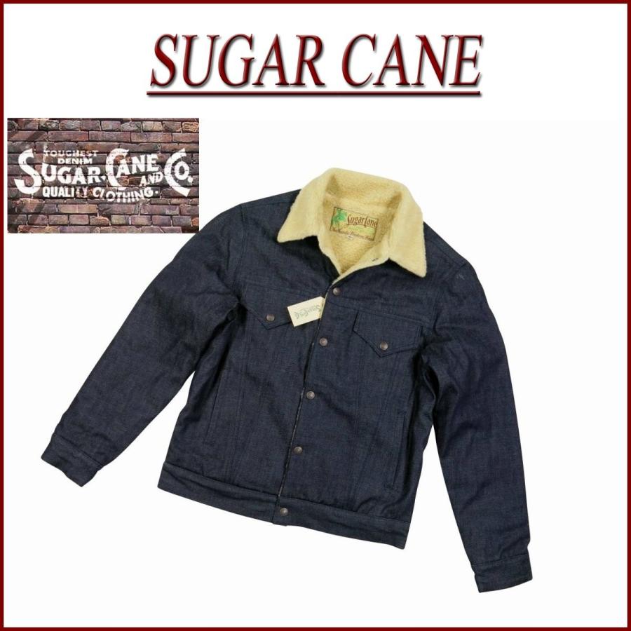 SUGAR CANE シュガーケーン 裏パイルボア ショート丈 デニム ランチ