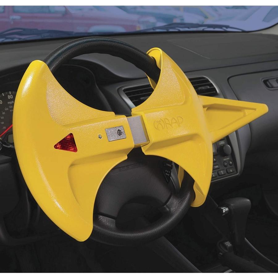 WRAP ハンドルロック 車両盗難防止装置 リモコン操作 保証付き : k