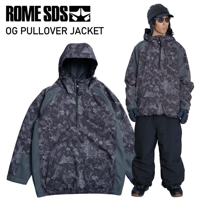ROME SDS ◎ 24-25 ROME SDS OG PULLOVER JACKET SNEAKYZ CAMO ローム