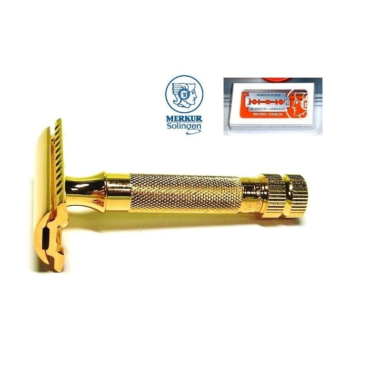 長く使えるお値打ち品！ ゾーリンゲン メルクール髭剃り 34G 両刃