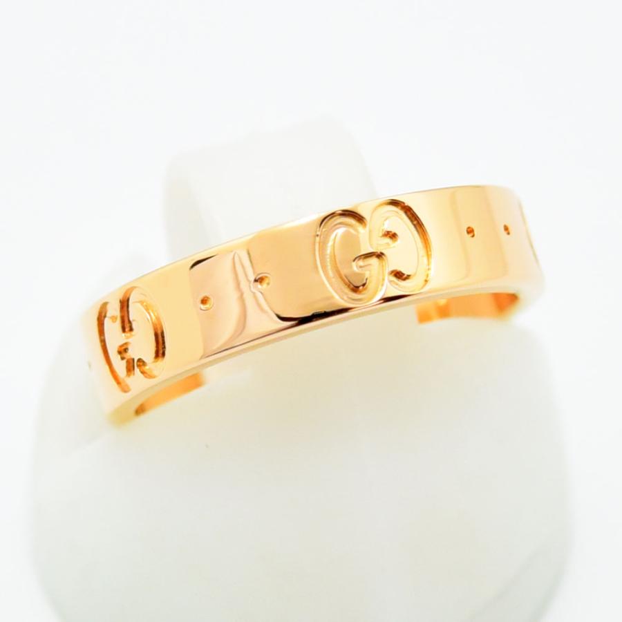 GUCCI（グッチ） リング アイコン 指輪 K18PG #5 約5号 新品仕上げ