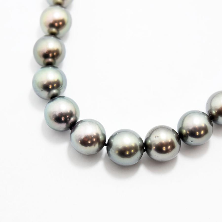 TASAKI（タサキ） ネックレス 田崎 黒蝶真珠 ダイヤモンド 0.46 南洋