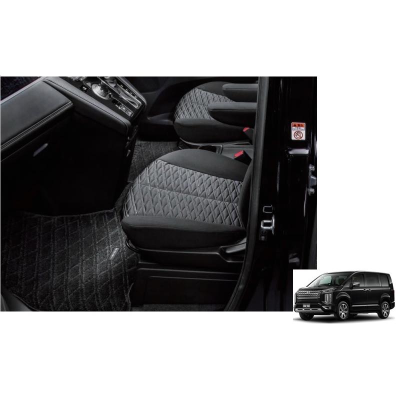 三菱（MITSUBISHI） (ZT)フロアマット(7人乗り用)「ミツビシ純正用品