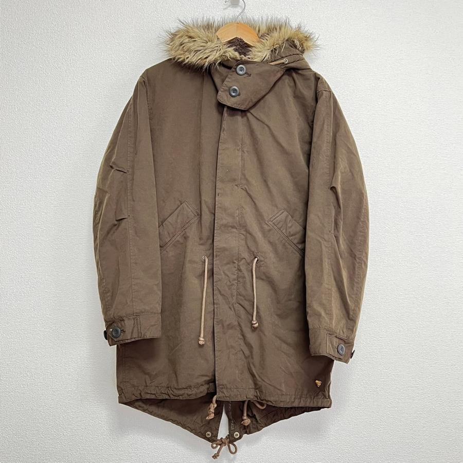 w^)b UNIQLO ユニクロ キミノリモリシタ モッズコート 裏地