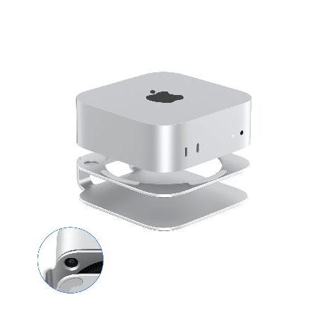 並行輸入品】 GEWOKLIY Mac mini M4スタンド アルミマウント 2024 M4