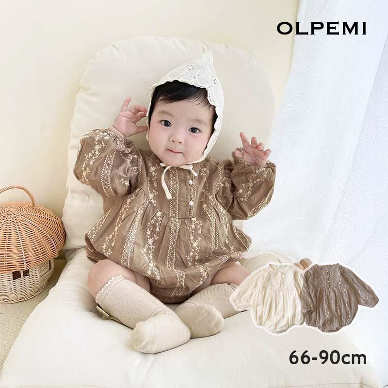 ベビー服 女の子 新生児 おしゃれ 秋 春 ロンパース 長袖 韓国 海外