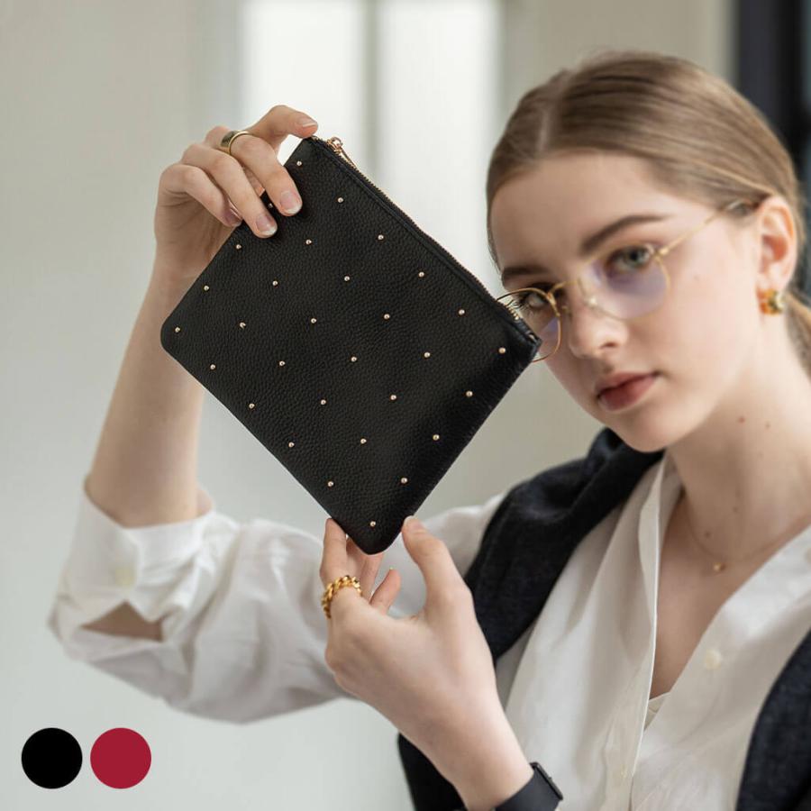 Ops.（オプス） 爆買 ポーチ レディース 大人 本革 牛革 レザーポーチ