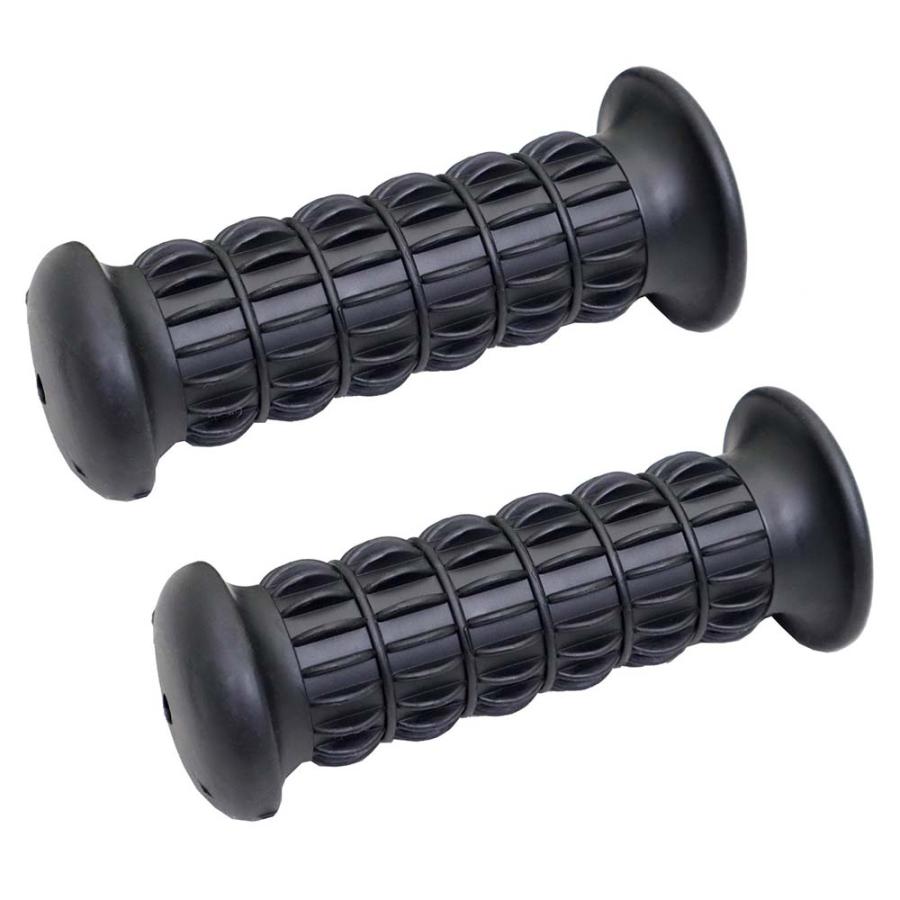 カワサキ KAWASAKI 汎用 ハンドルグリップ Z1 Z2 Z系など 黒 ブラック