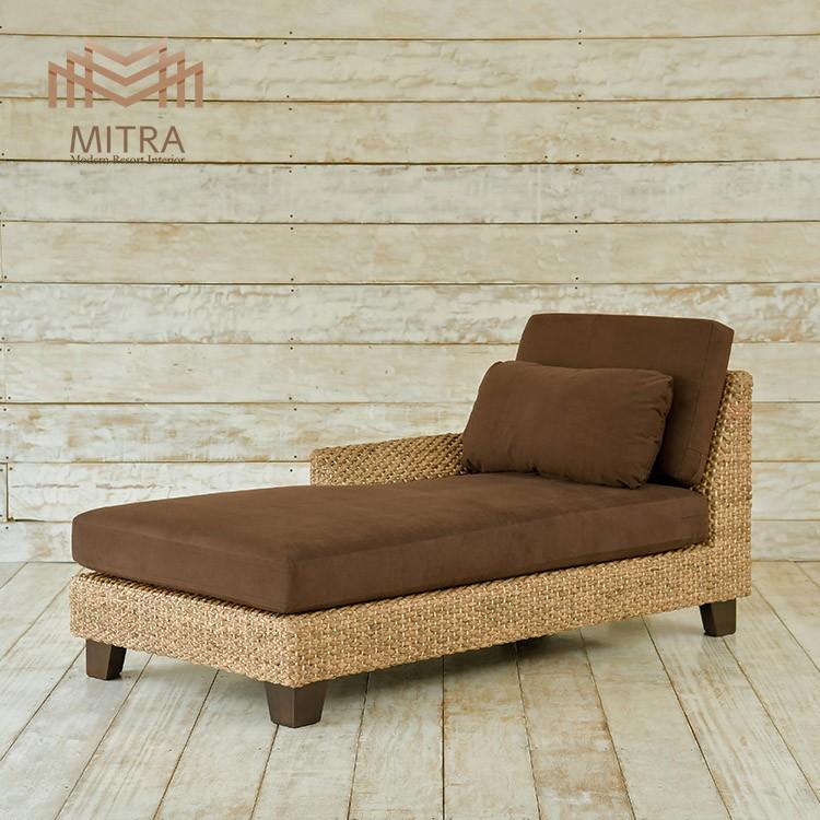 受注生産品 ウォーターヒヤシンス デイベッドソファー マホガニー