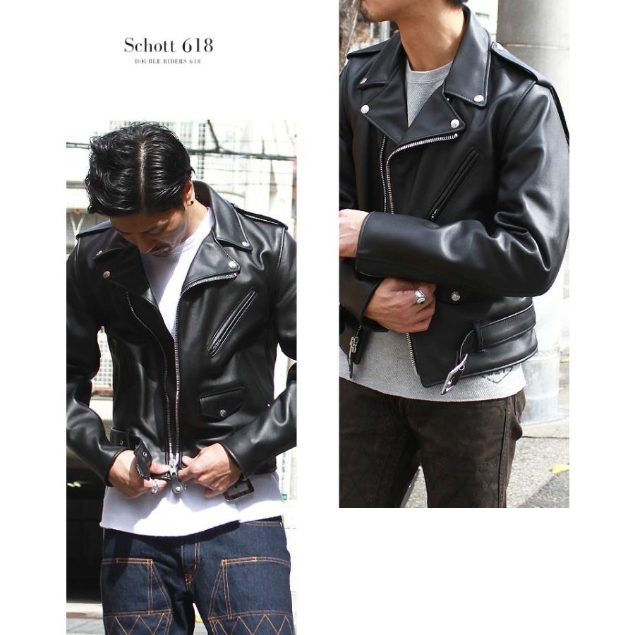 Schott N.Y.C（ショット） Schott ダブルライダース 618 ダブル