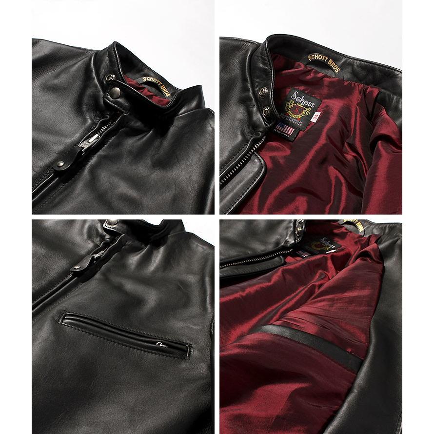 Schott N.Y.C（ショット） 【ポイント10倍】Schott シングルライダース