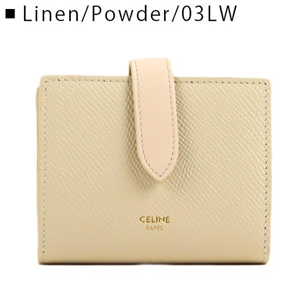 CELINE（セリーヌ） SMALL STRAP WALLET 10H263BRU.03LW ロゴ レザー