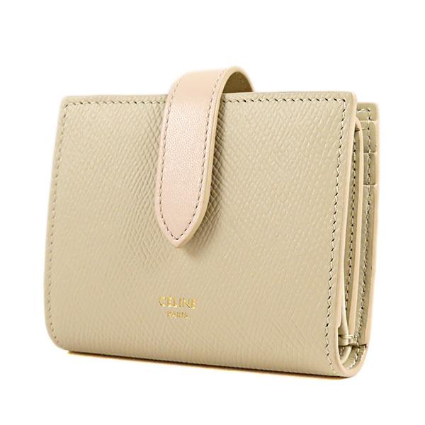 CELINE（セリーヌ） SMALL STRAP WALLET 10H263BRU.03LW ロゴ レザー