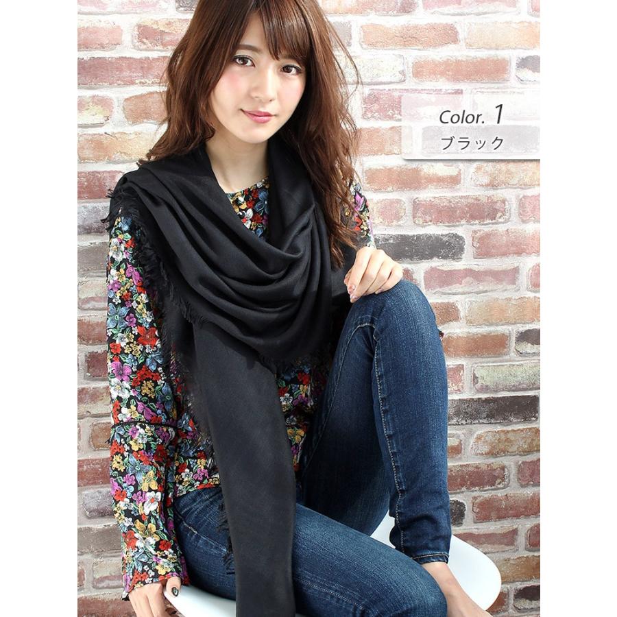 大判 正方形 ショール レディース 春 夏 秋 用 コットン 綿 混