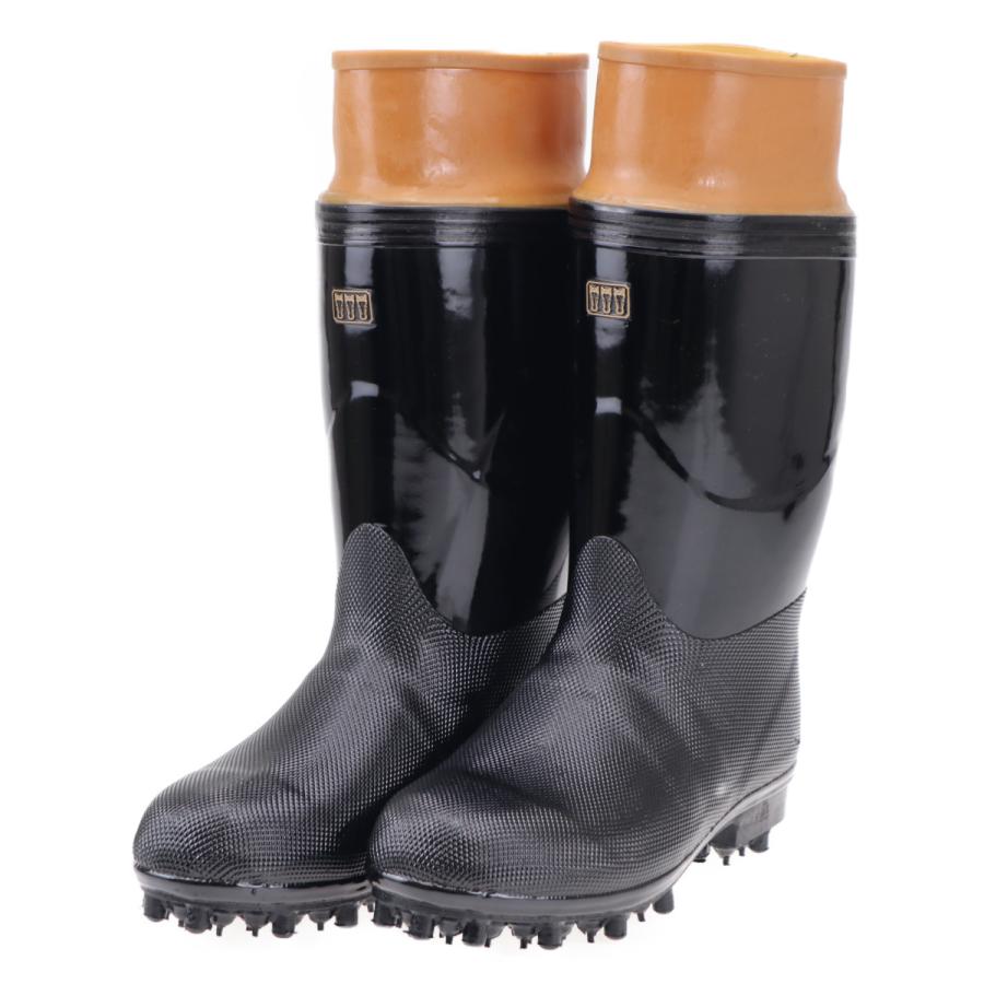 ミツウマ 作業用スパイク長靴 メンズ レインブーツ 山林 登山 山菜取り