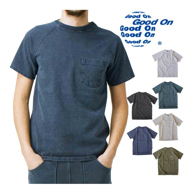 GOOD ON（グッドオン） HEAVY RAGLAN POCKET TEE 9oz ショートスリーブ