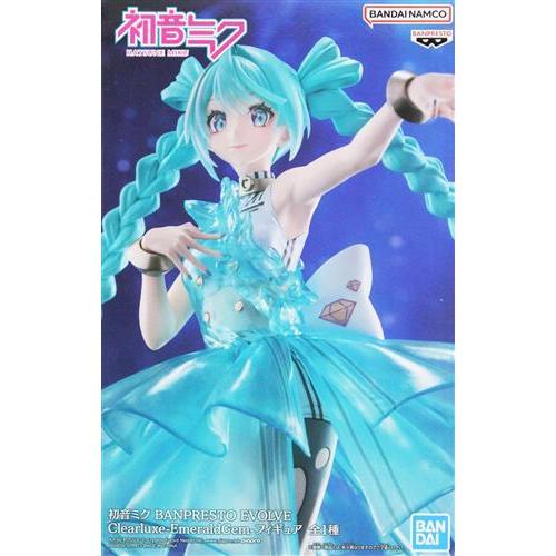 未開封初音ミク BANPRESTO EVOLVE Clearluxe-EmeraldGem-フィギュア