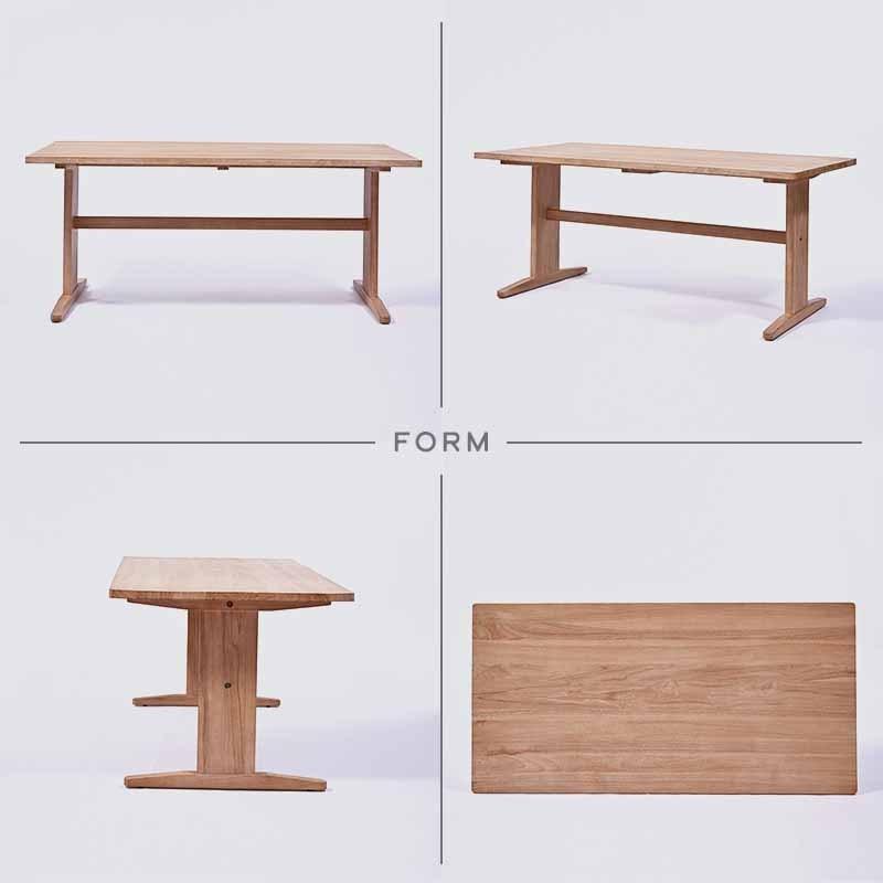 アジアン家具 ダイニングテーブル 140cm幅 ローダイニング 高さ60cm