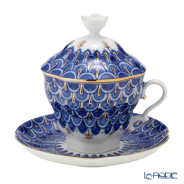 ロシア食器 インペリアル・ポーセリン 忘れな草 ティーカップ