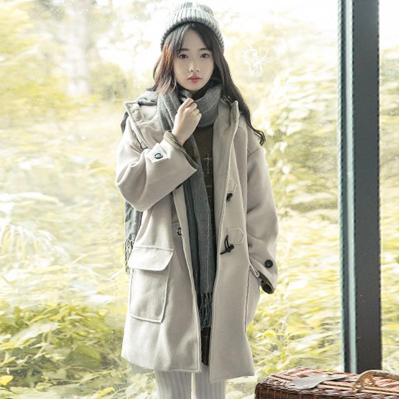 コート ダッフルコート レディース アウター 無地 大人可愛い