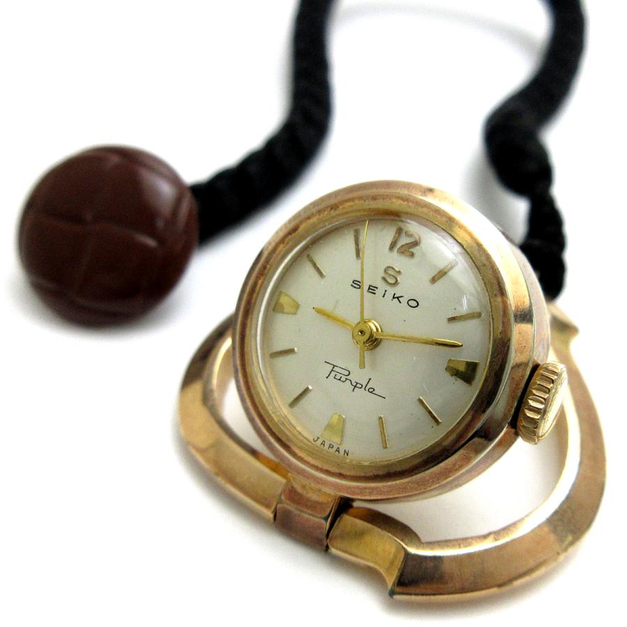 SEIKO（セイコー） 時計 パープル ポケットウォッチ 懐中時計 ピンク
