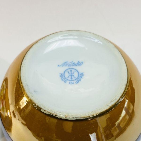 ノリタケ オールドノリタケ ラスター彩 花紋 トリンケットボックス