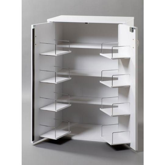 ラック 鍵付収納名人 DVDラック/CDラック/コミックラック/AV