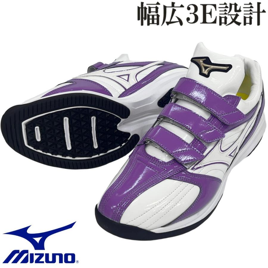 MIZUNO（ミズノ） 【サイズ交換送料無料】パープル×ホワイト 野球