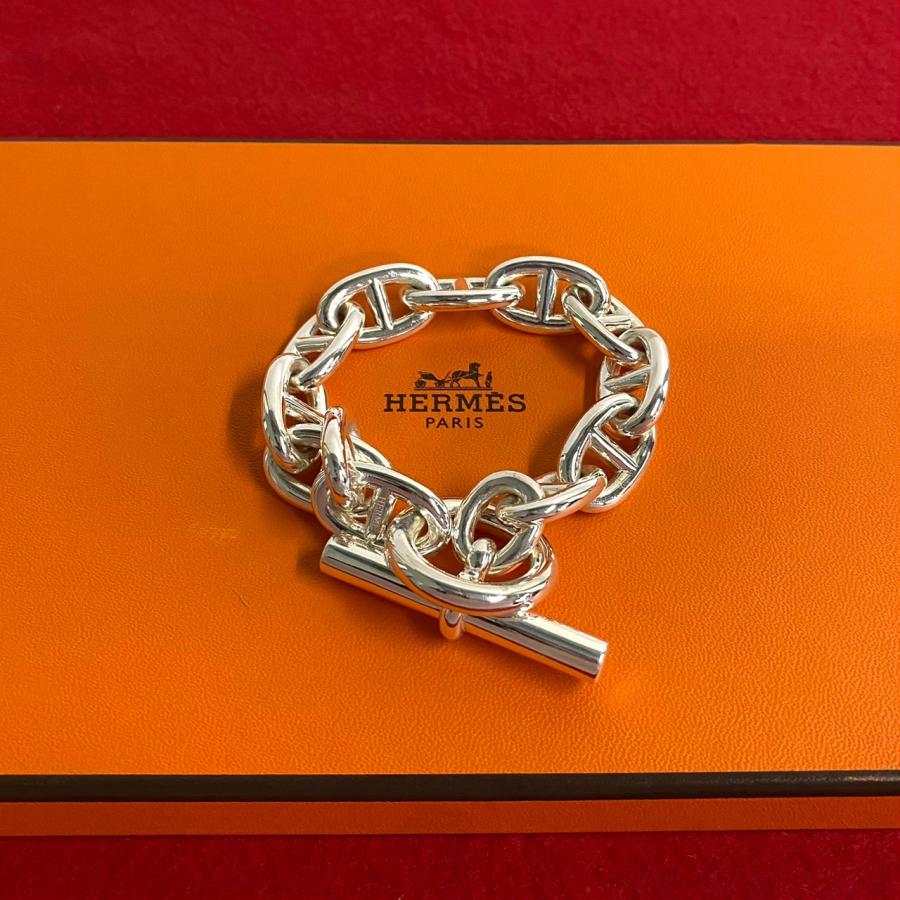 HERMES（エルメス） ほぼ未使用 シェーヌダンクルTGM 12コマ シルバー