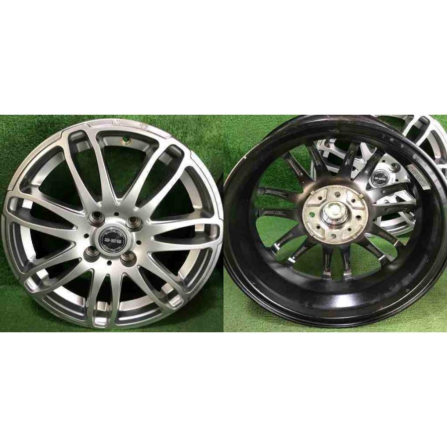 ☆15インチ SG・E 中古 社外 アルミホイール 4本 4穴 PCD:100 IN45/42