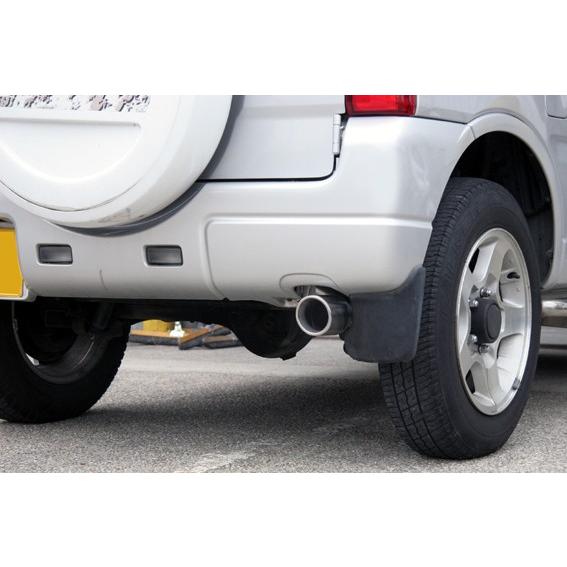 ジムニー 爆買 Bluefin マフラー JB23W 1型〜10型 純正バンパー用