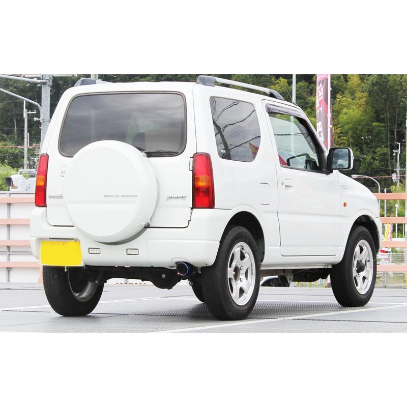 ジムニー 爆買 Bluefin マフラー JB23W 1型〜10型 純正バンパー用