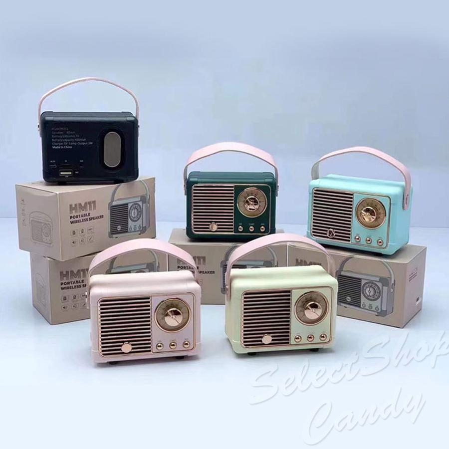 レトロ スピーカー ミニ Bluetooth ステレオ ワイヤレス ポータブル