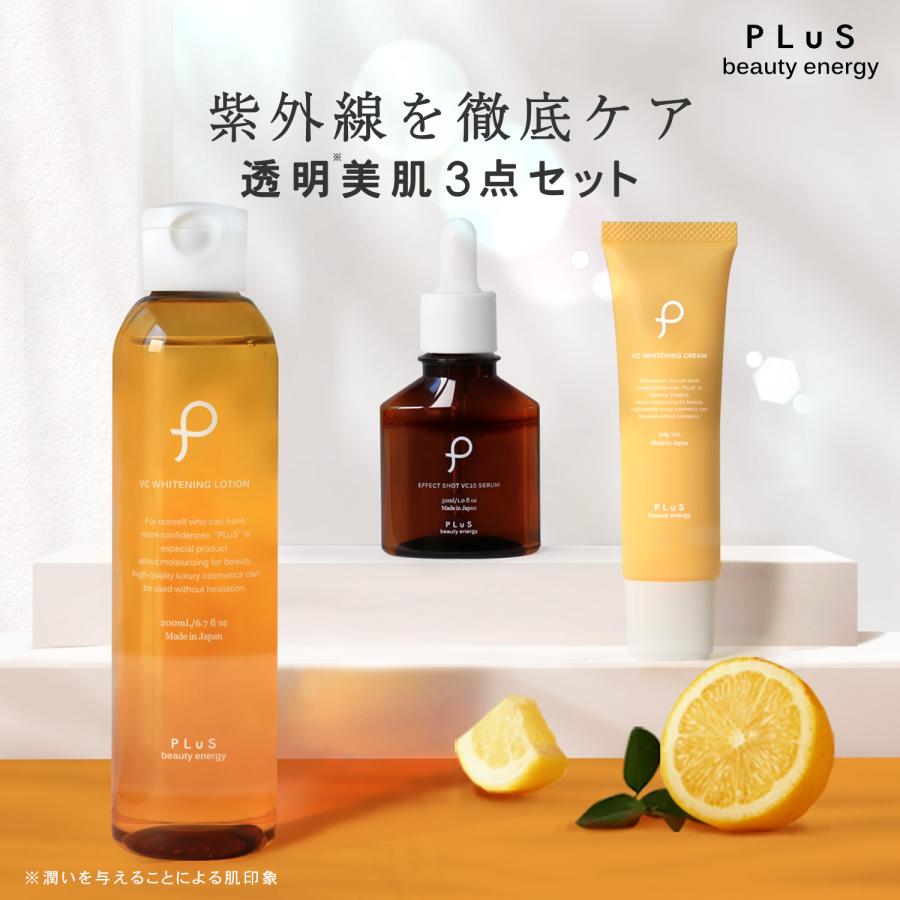 PLuS（プリュ） スキンケアセット ビタミンC誘導体 医学部外品 化粧水