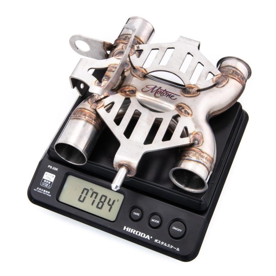 Motone Xパイプ 触媒レス エキゾーストパイプ トライアンフ 水冷ツイン