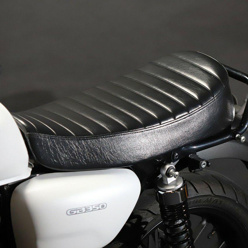 ホンダ GB350 シート タックロール ブラック 