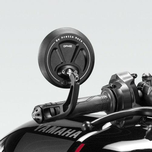 XSR900 22- バーエンドミラー EXENTIAL SS ブラック Eマーク付き DPM