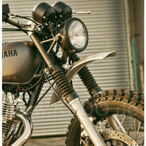 KEDO ケドー ショート フロントフェンダー アルミ SR400/500