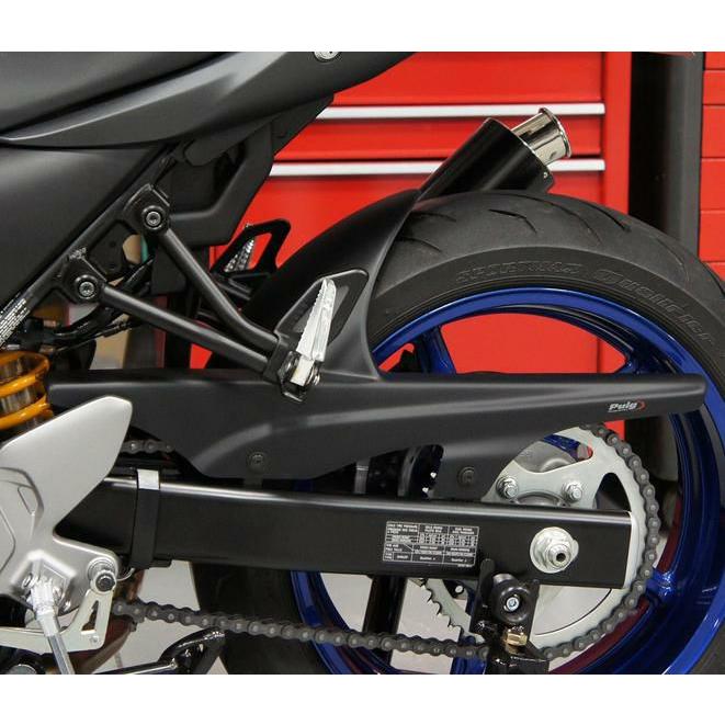 SV650/650X 16〜 リアフェンダー/チェーンガード マットブラック Puig