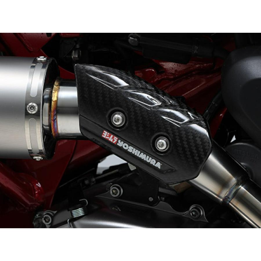 ヨシムラ（YOSHIMURA） バイク用 マフラーパーツ カーボンヒートガード