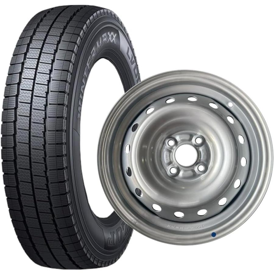 WINTER MAXX ダンロップ LV01 145/80R12 スズキ純正 スチールホイール
